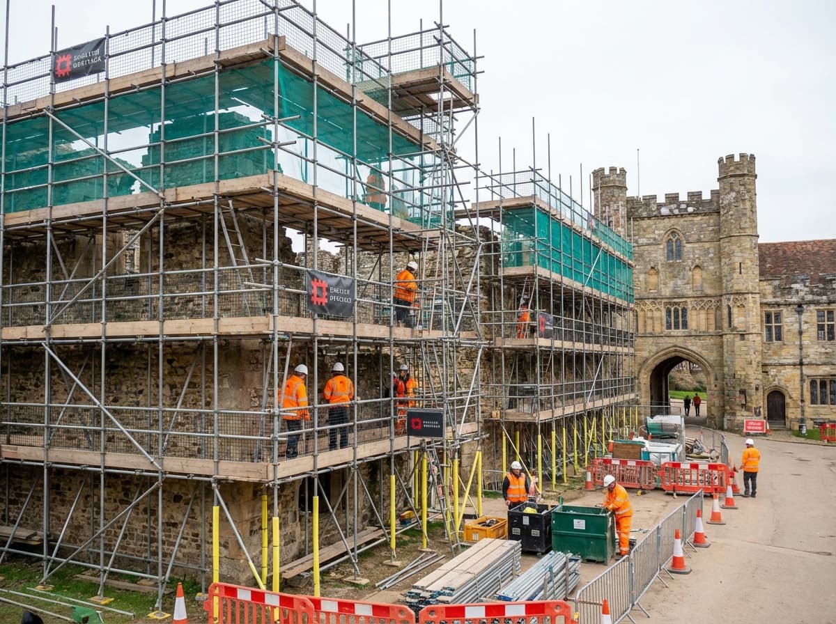 Battle Abbey & Monastery - Colossus Scaffolding