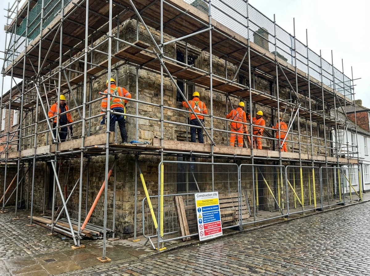 Emergency Heritage Support - Colossus Scaffolding