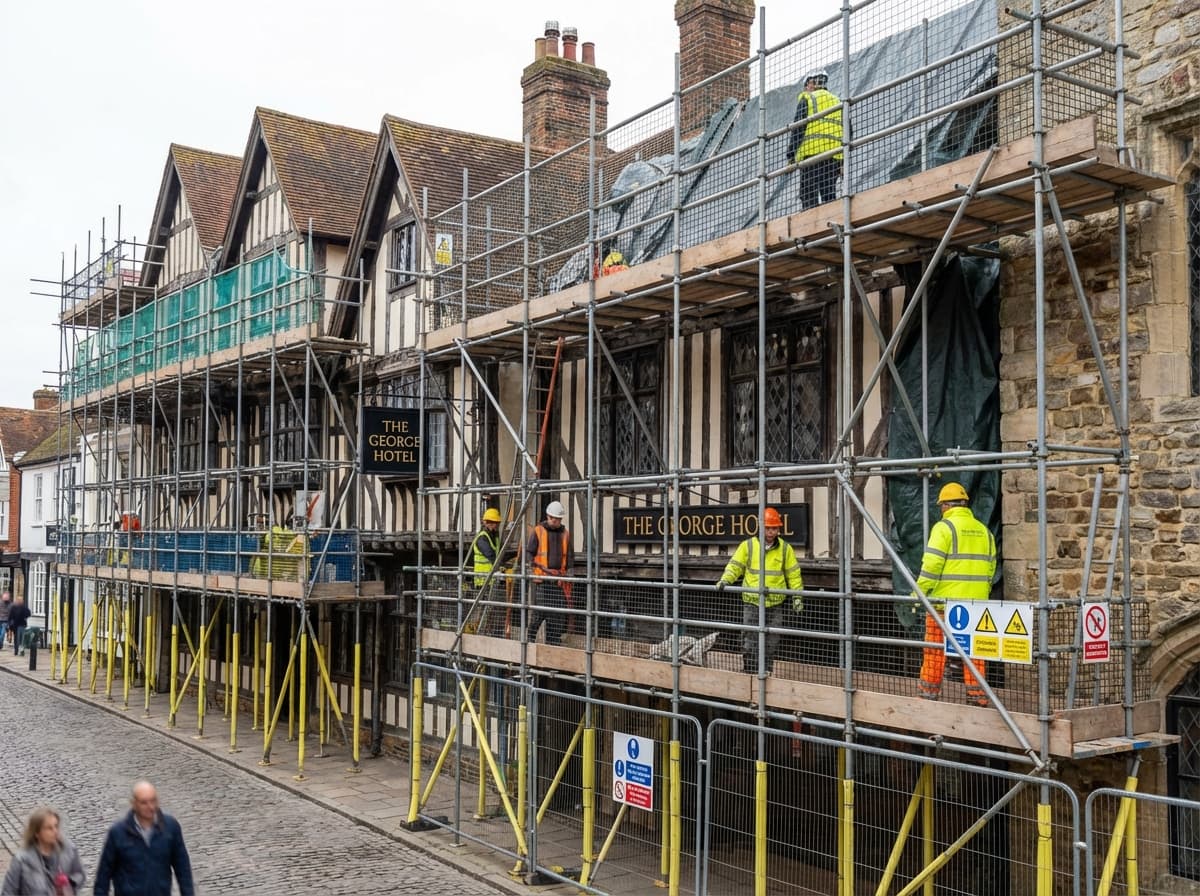 Medieval Heritage Buildings - Colossus Scaffolding