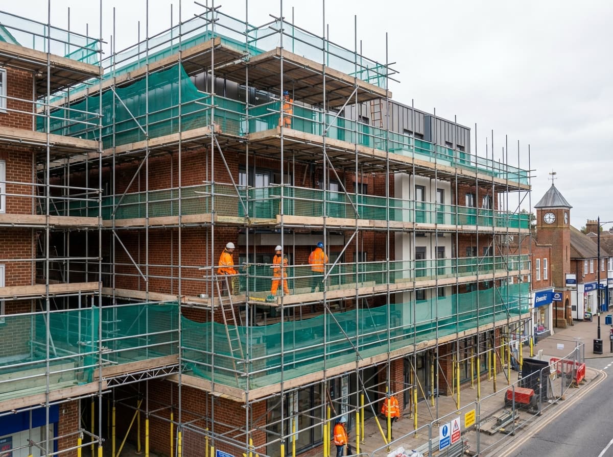 Town Centre Development - Colossus Scaffolding