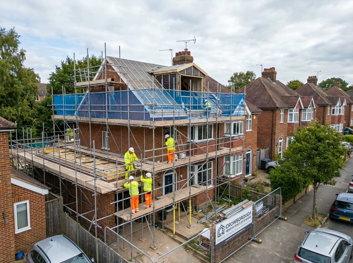 Residential Extensions - Colossus Scaffolding