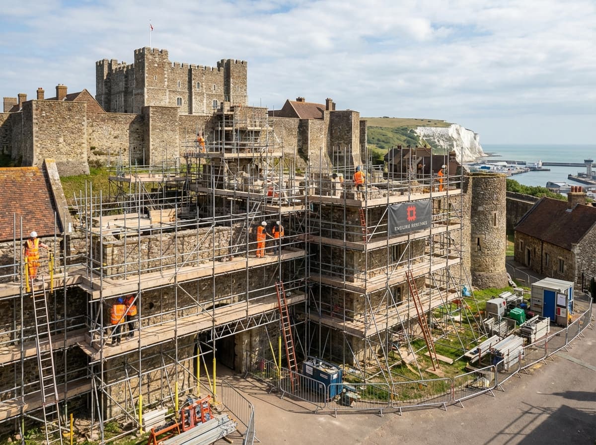 Dover Castle & Historic Fortress - Colossus Scaffolding