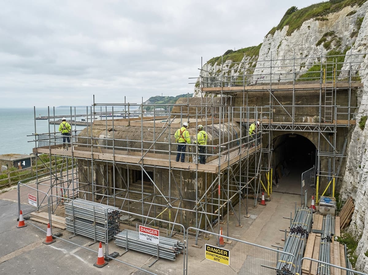 Wartime Heritage Sites - Colossus Scaffolding