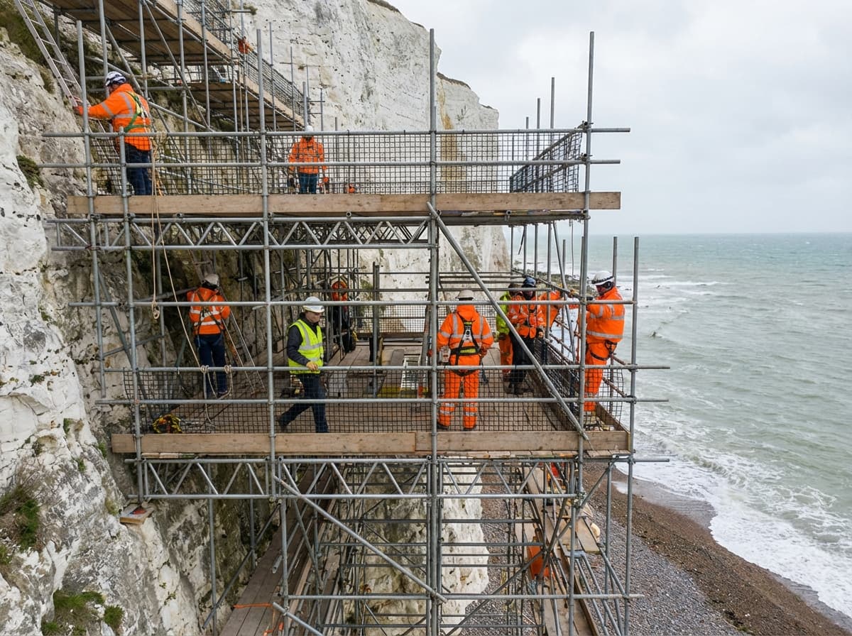 White Cliffs Access - Colossus Scaffolding