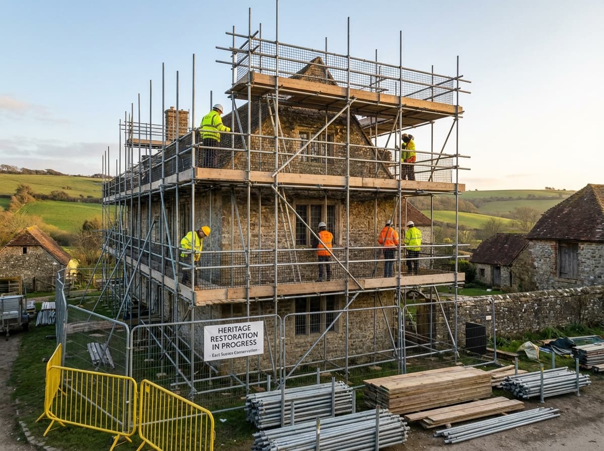 Heritage & Conservation Projects - Colossus Scaffolding