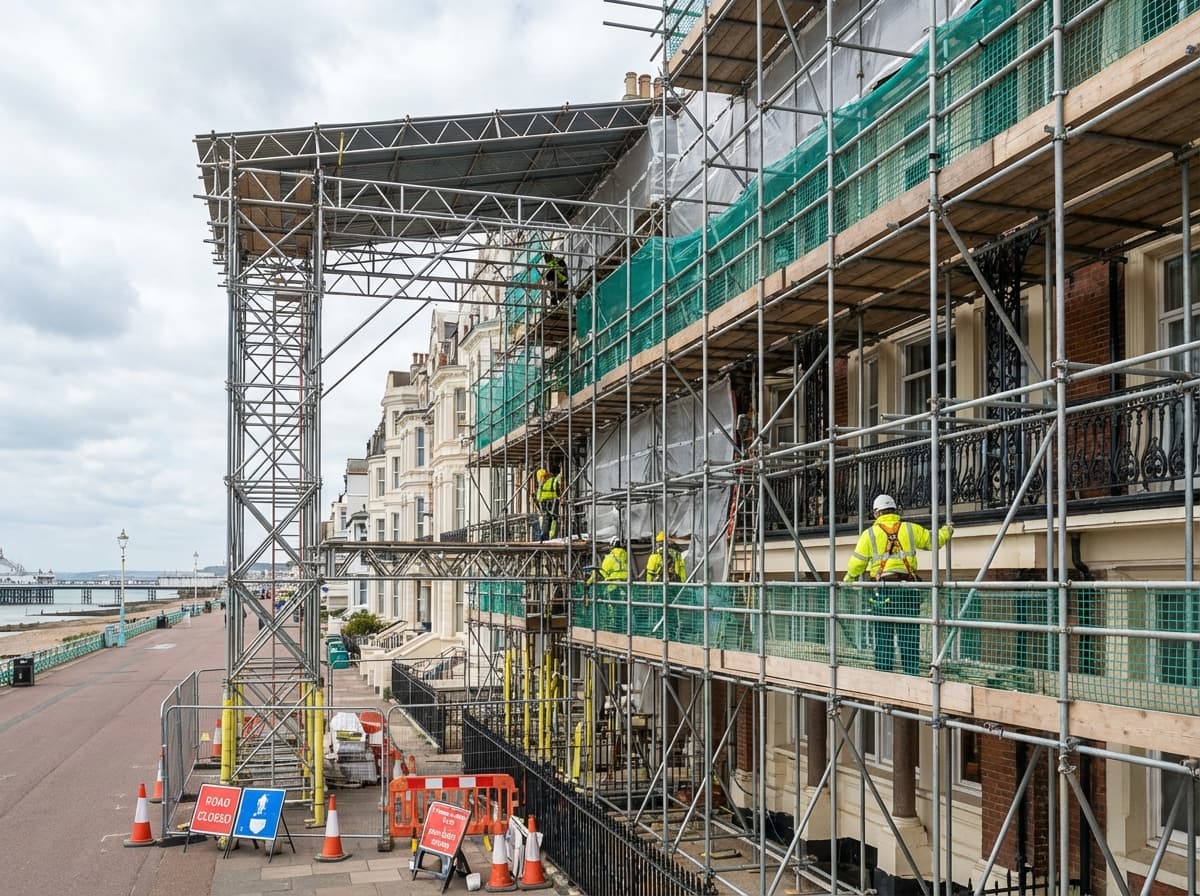 Seafront & Victorian Properties - Colossus Scaffolding