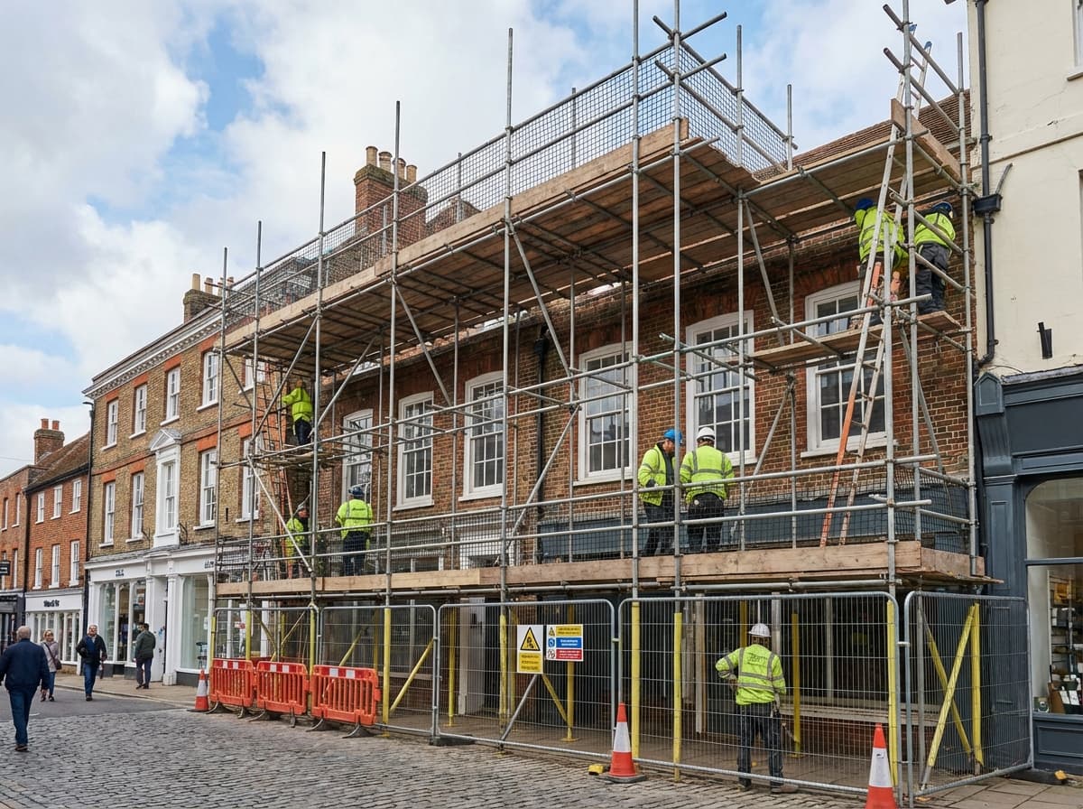 Historic Town Centre - Colossus Scaffolding