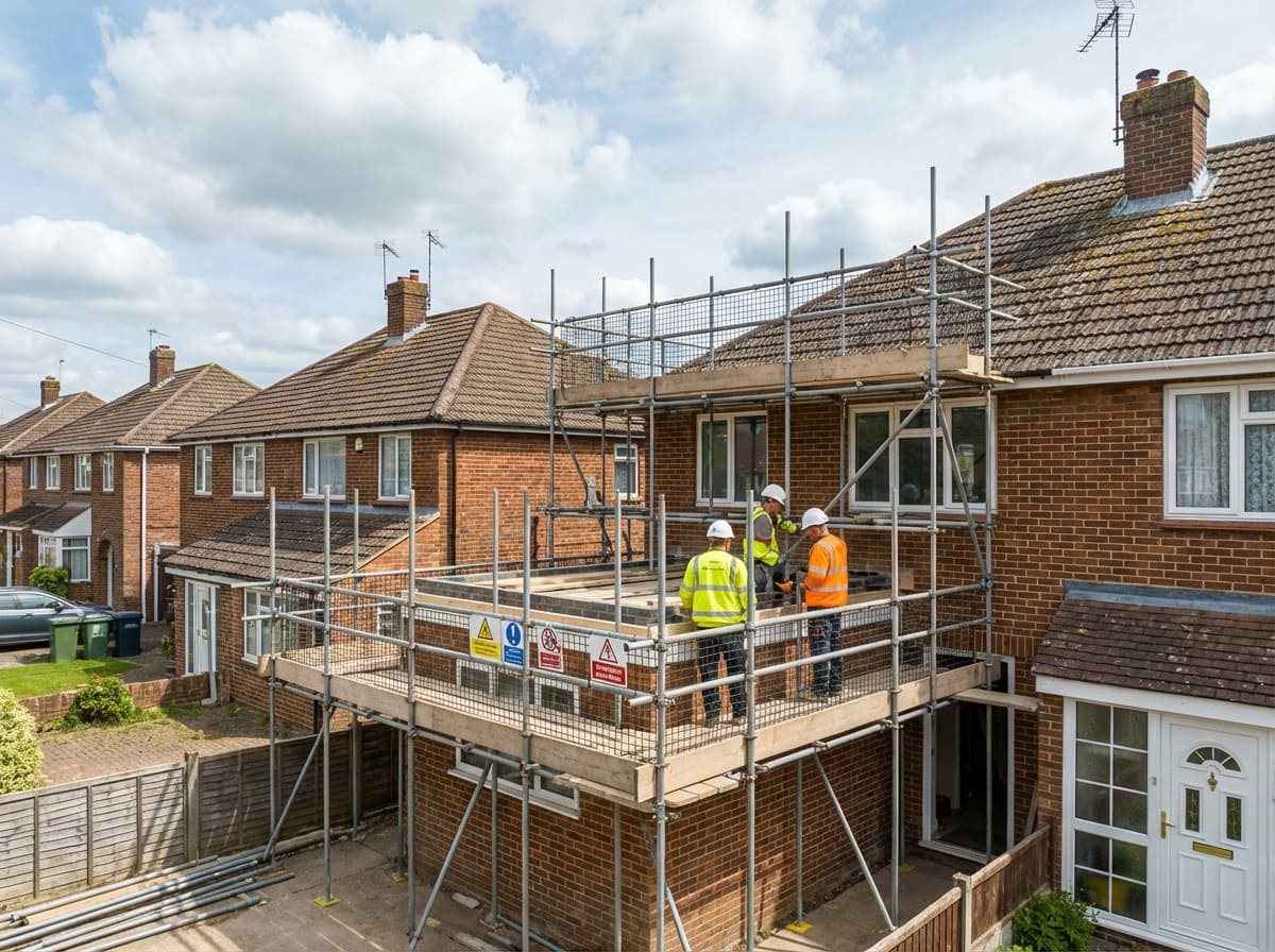 Residential Extensions - Colossus Scaffolding
