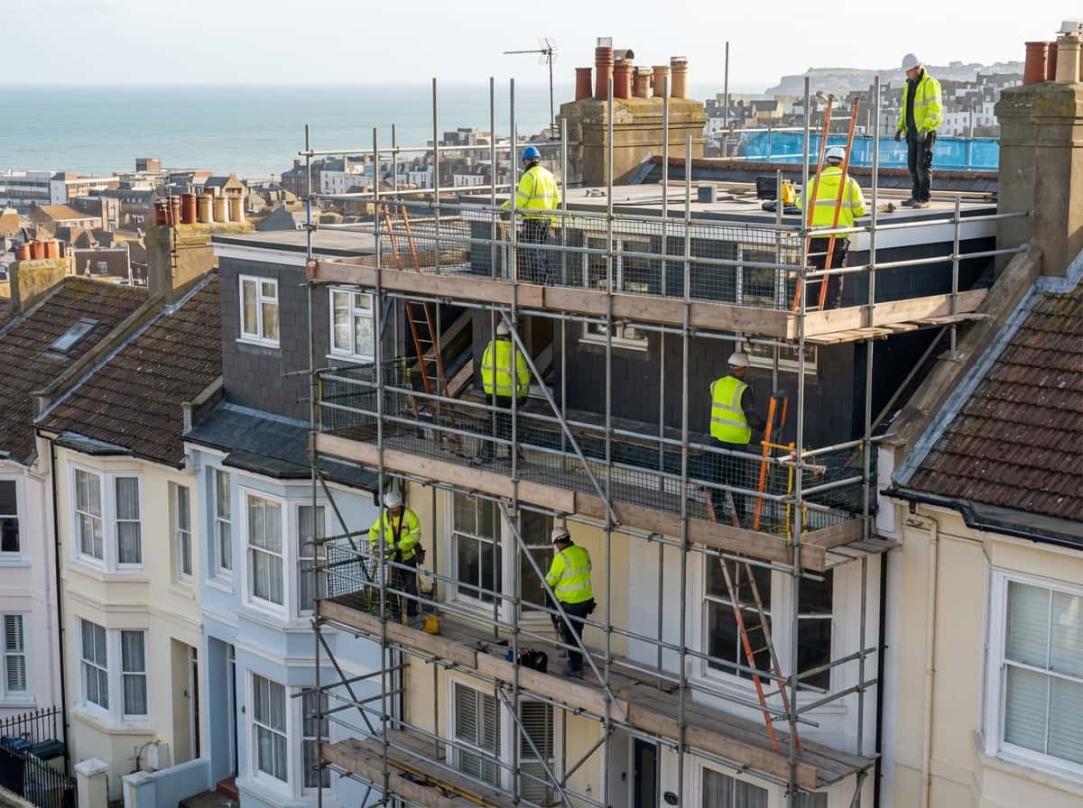 Residential Extensions - Colossus Scaffolding