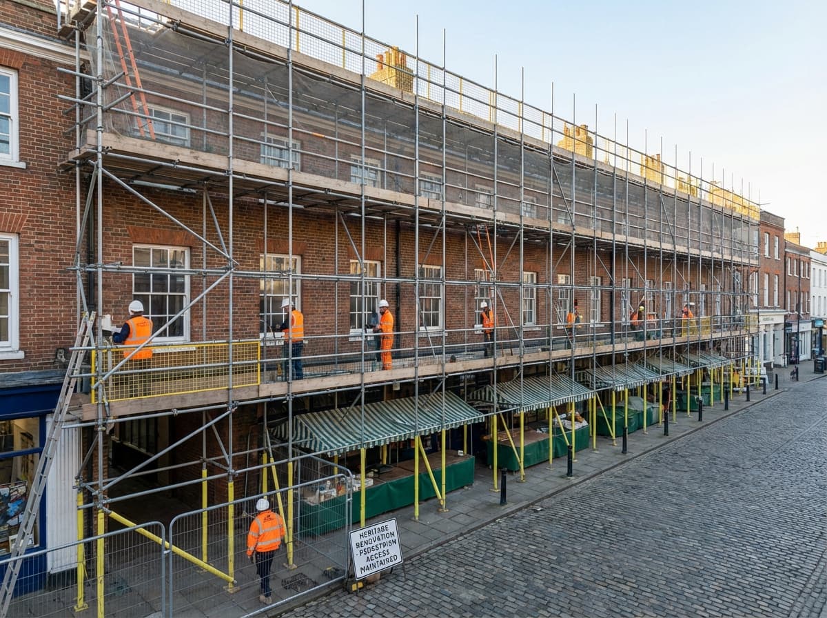 Historic Town Centre - Colossus Scaffolding
