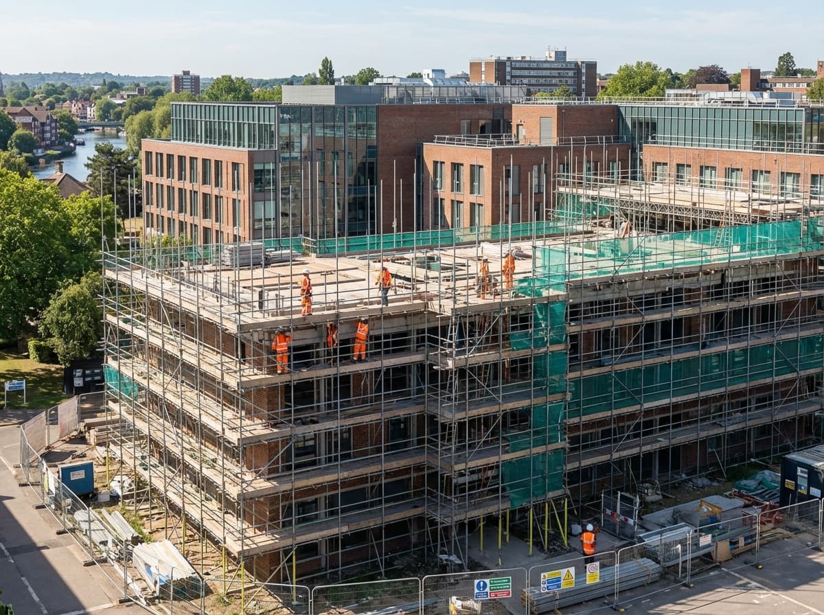 Kingston University Campus - Colossus Scaffolding