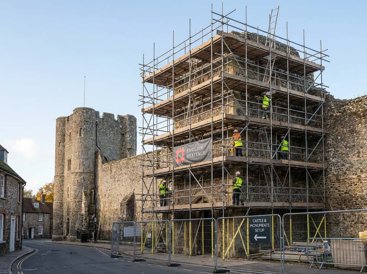 Lewes Castle & Monuments - Colossus Scaffolding