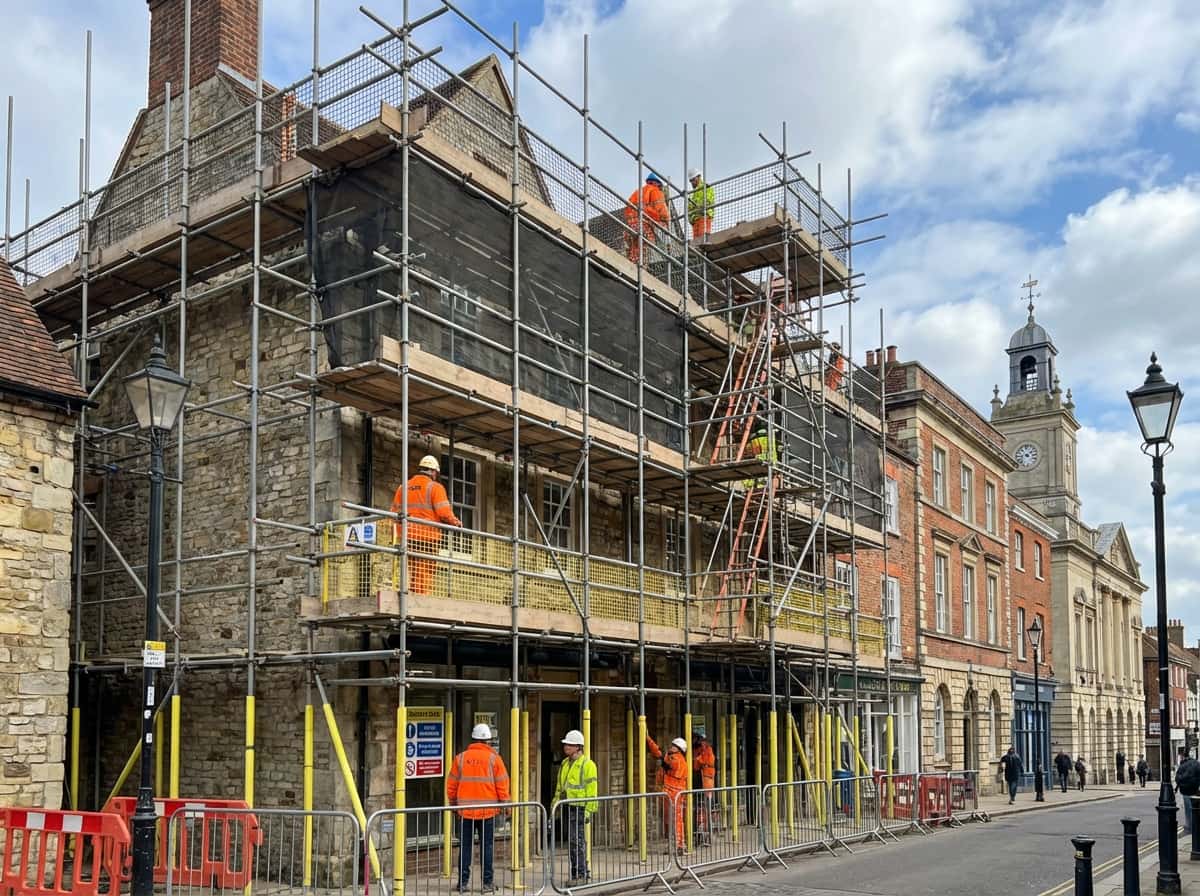 County Town Buildings - Colossus Scaffolding