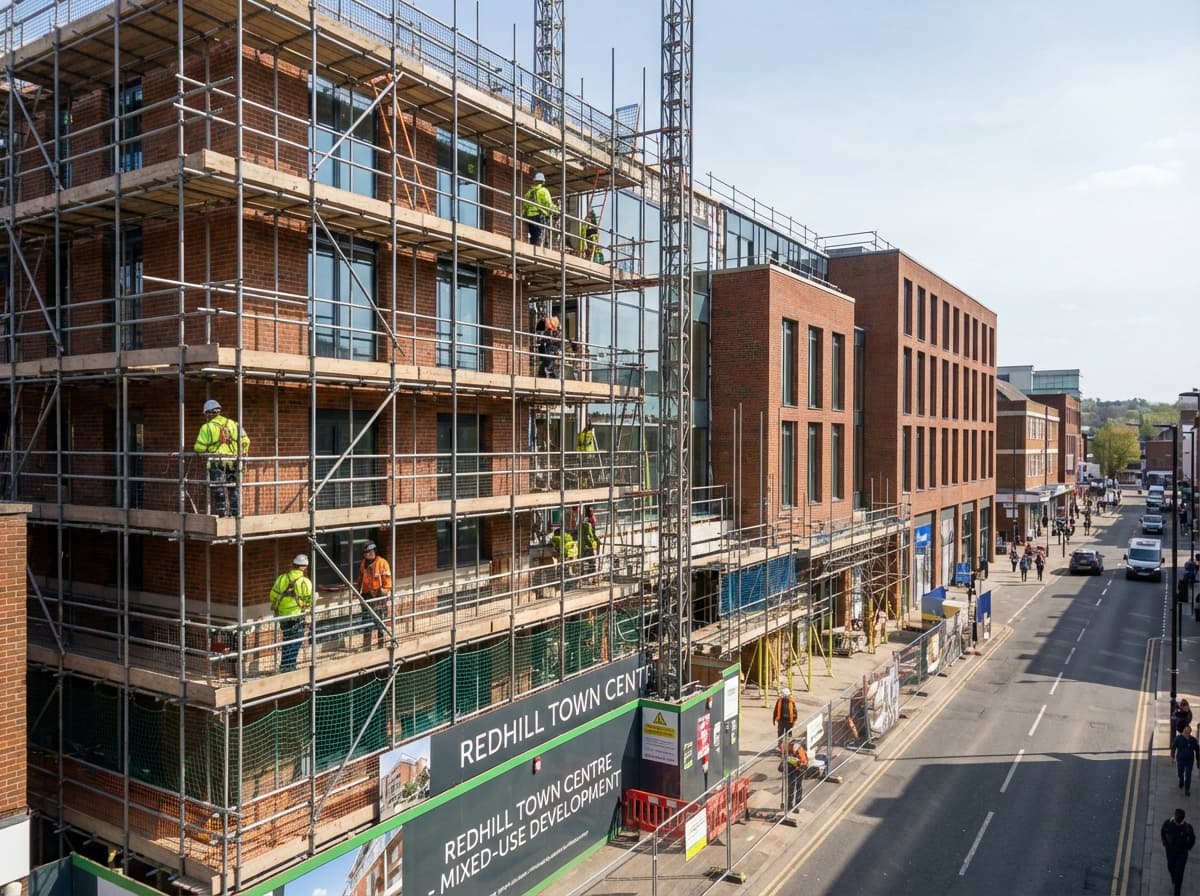 Town Centre Development - Colossus Scaffolding