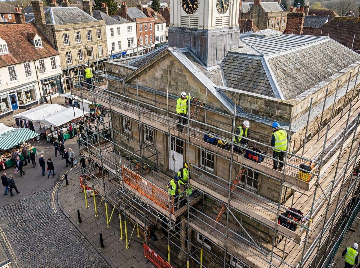 Historic Town Centre - Colossus Scaffolding