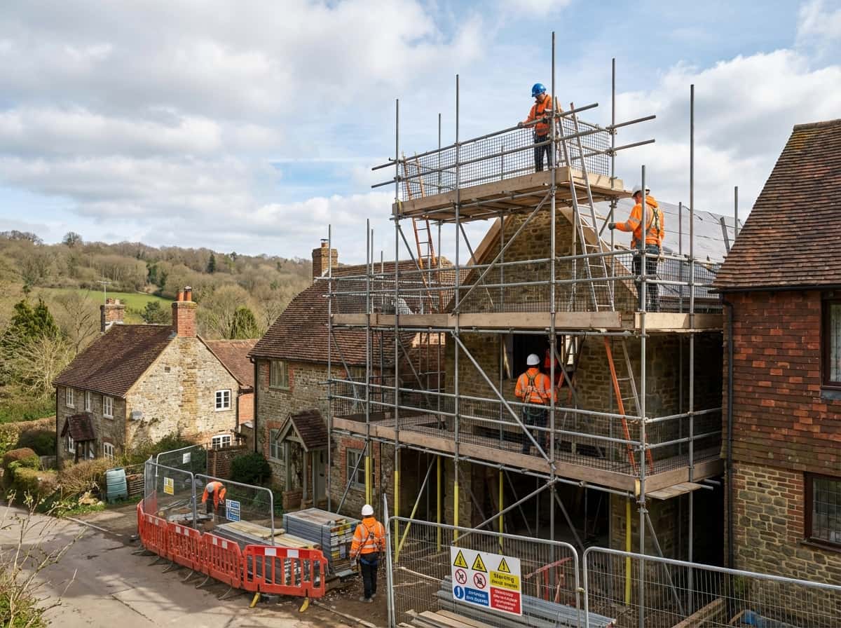 North Downs Properties - Colossus Scaffolding