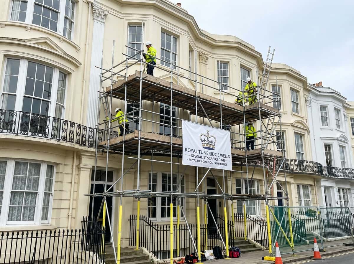 Royal Spa Town Buildings - Colossus Scaffolding