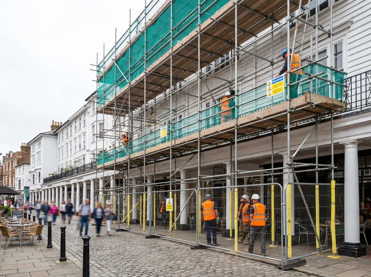 The Pantiles Historic Area - Colossus Scaffolding