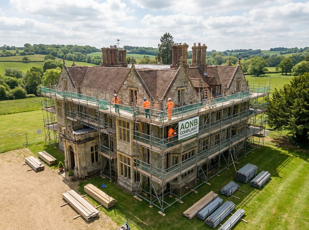 Weald Manor Houses - Colossus Scaffolding