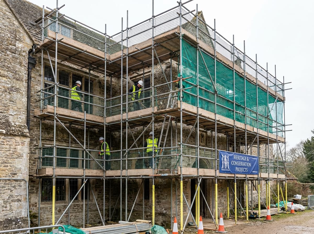Heritage & Conservation Projects - Colossus Scaffolding