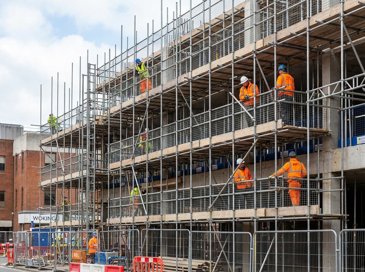 Town Centre Development - Colossus Scaffolding