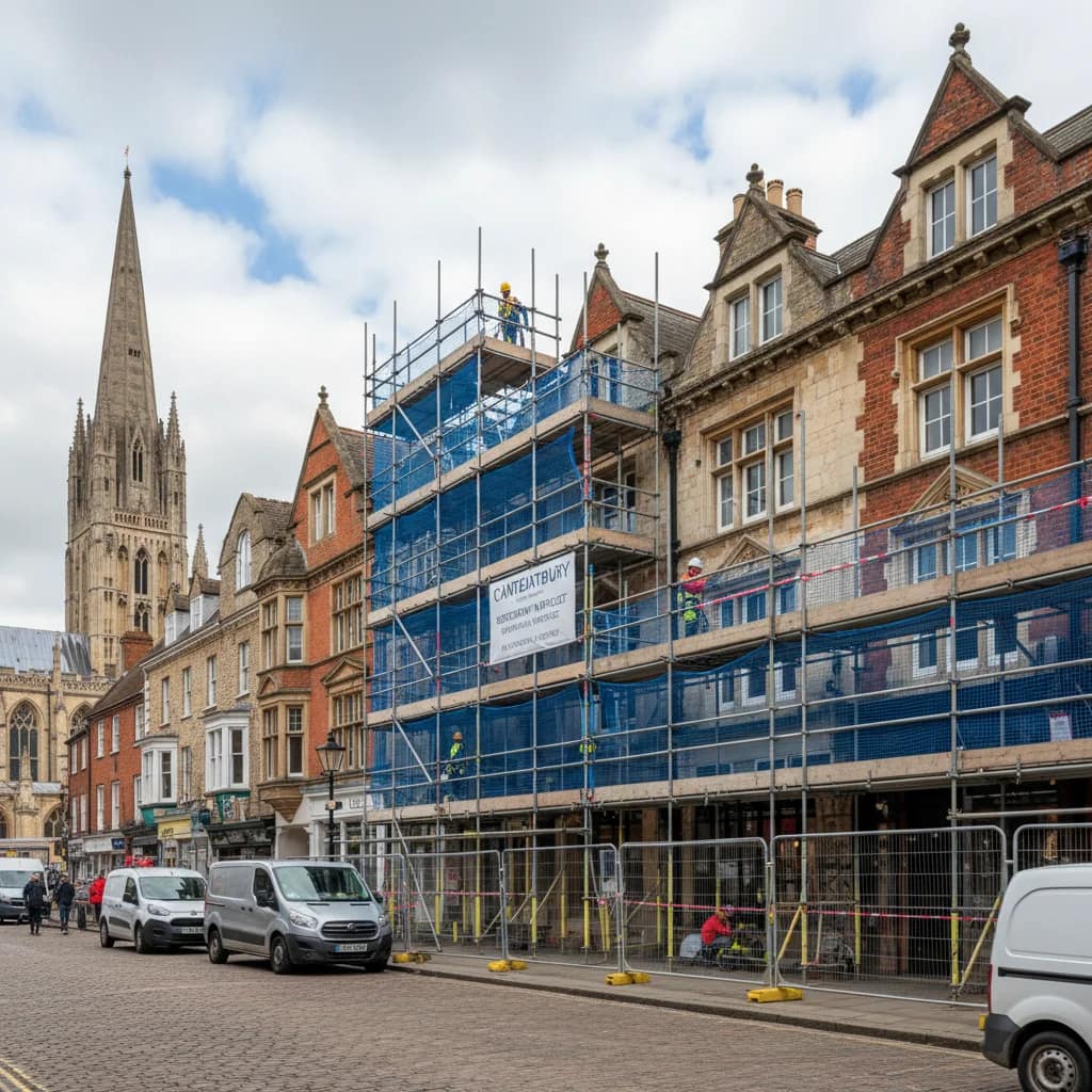 Commercial Scaffolding Canterbury services Professional commercial scaffolding canterbury showing high-quality workmanship