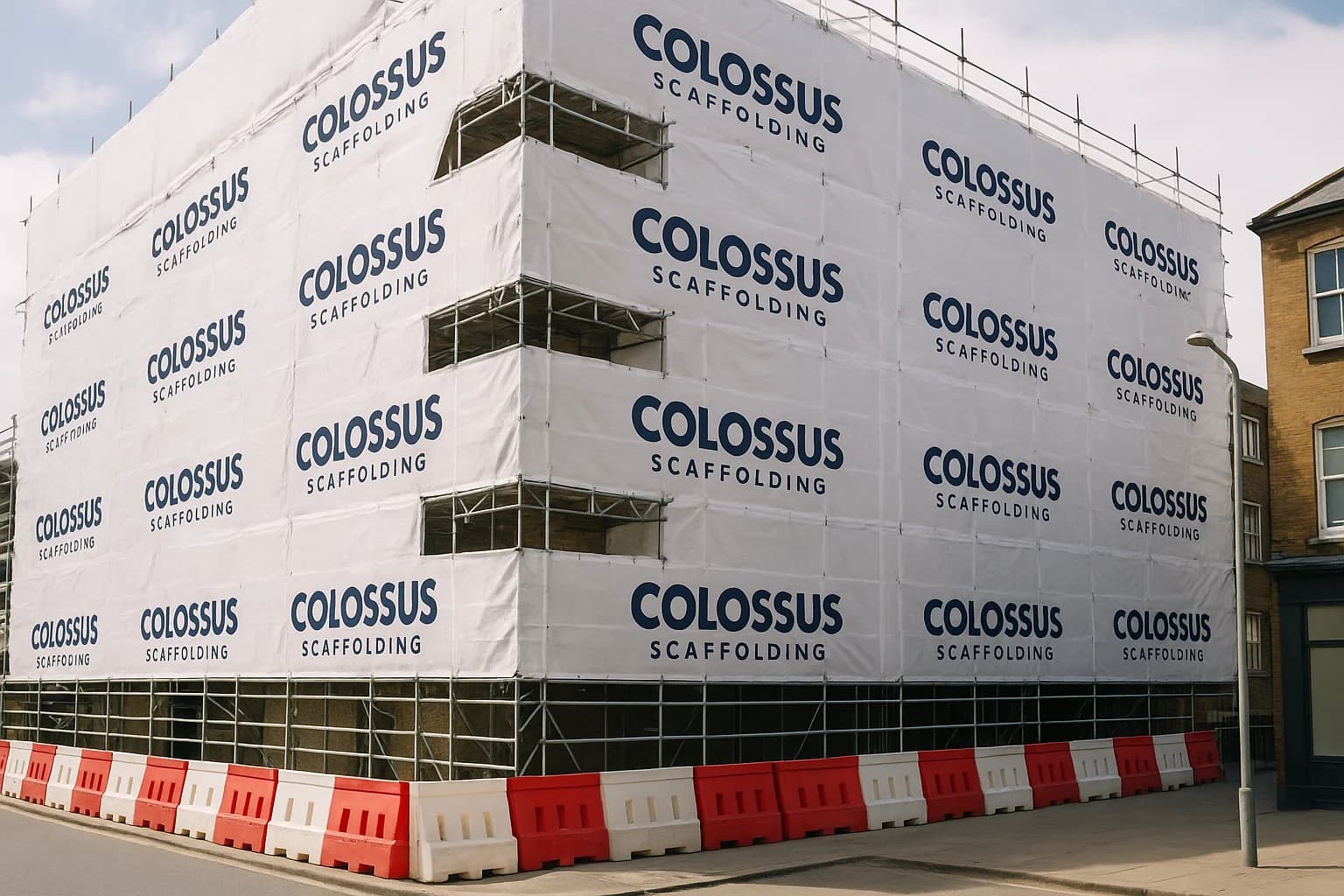 Sheeting, Netting & Encapsulation - Colossus Scaffolding